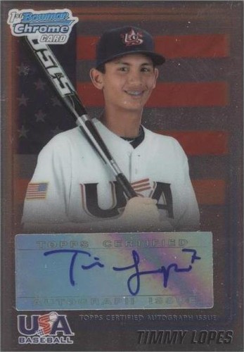 2010 Bowman Draft Picks & Prospects - Tim Lopes #USAA-11