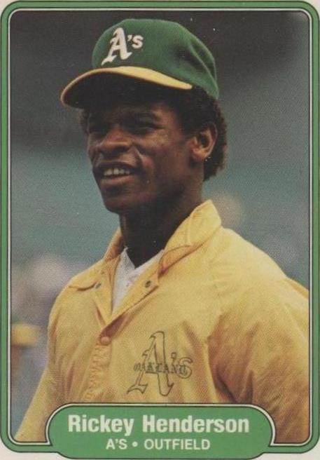 Fleer 1982 - Rickey Henderson #92