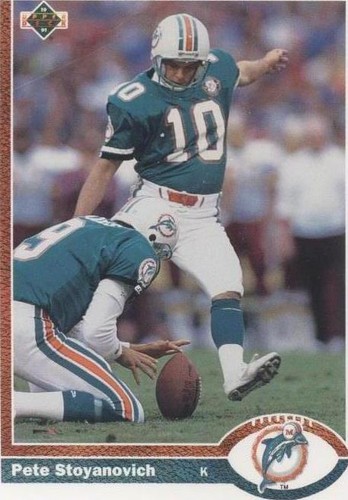 1991 Upper Deck Pete Stoyanovich #583