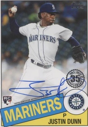 2020 Topps Update Series - Justin Dunn #85BA-JD