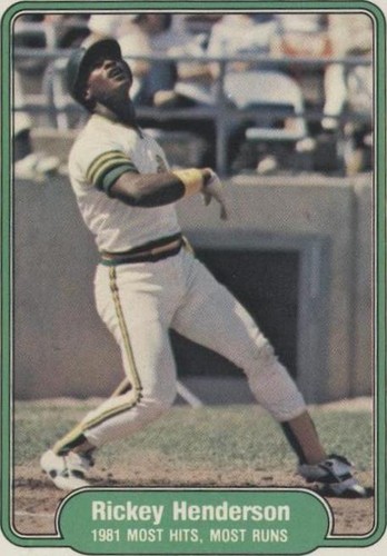 1982 Fleer - Rickey Henderson #643