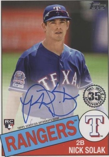 2020 Topps - Nick Solak #85A-NSO