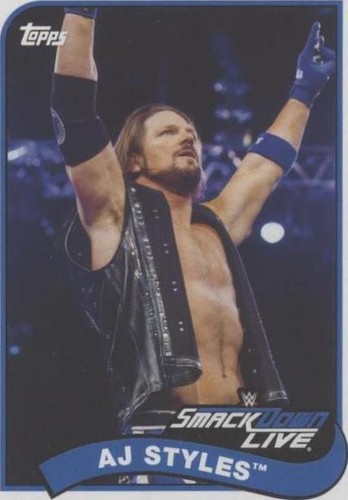 2018 Topps Heritage WWE - AJ Styles #1