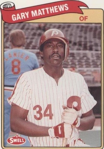 1989 Swell Baseball Greats - Gary Matthews #118