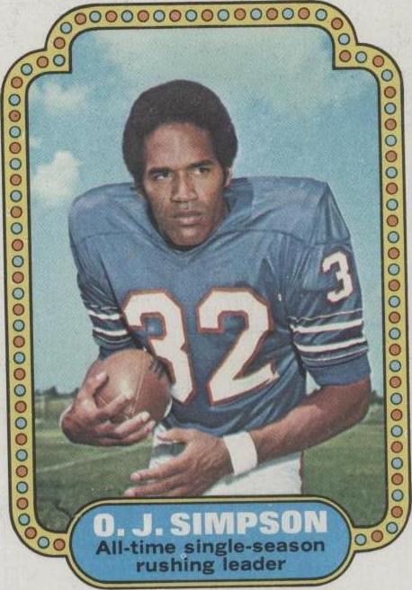 1974 Topps O.J. Simpson #1