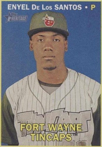 2016 Topps Heritage Minor League Edition - Enyel De Los Santos #60