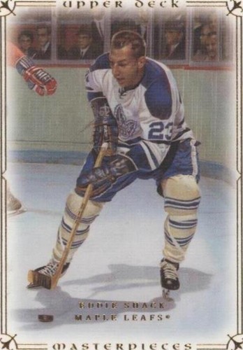 2008-09 Upper Deck Masterpieces - Eddie Shack #72