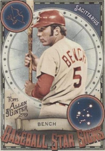 2019 Topps Allen & Ginter - Johnny Bench #BSS-32