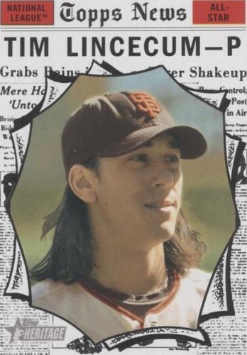2010 Topps Heritage - Tim Lincecum #496