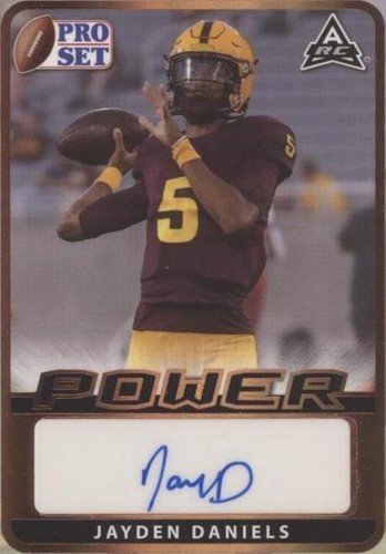 2021 Leaf Pro Set Power Jayden Daniels #BA-JD1