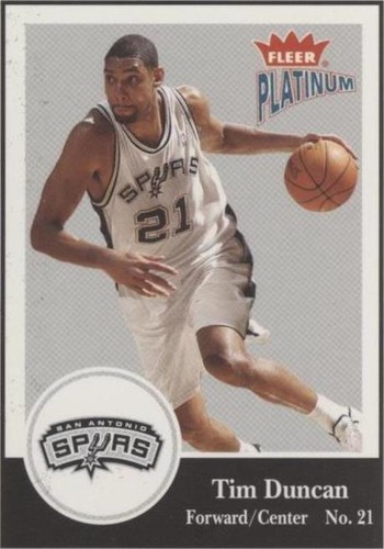2003-04 Fleer Platinum - Tim Duncan #127