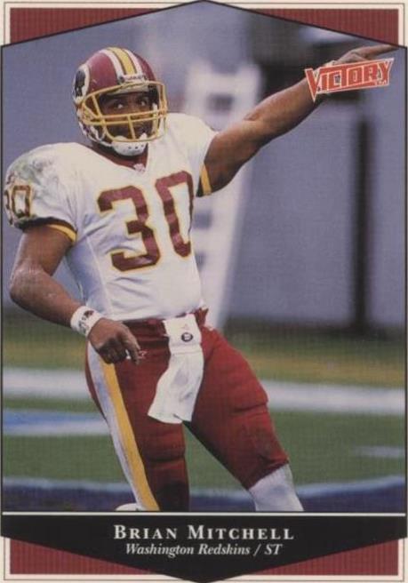 1999 Upper Deck Victory Brian Mitchell #278