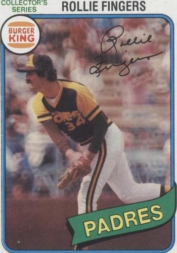 1980 Topps Burger King Pitch, Hit & Run - Rollie Fingers #3