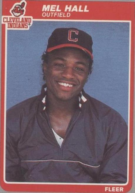 1985 Fleer - Mel Hall #449