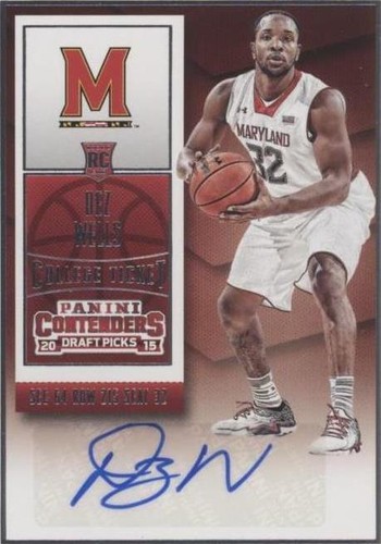 2015-16 Panini Contenders Draft Picks - Dez Wells #156
