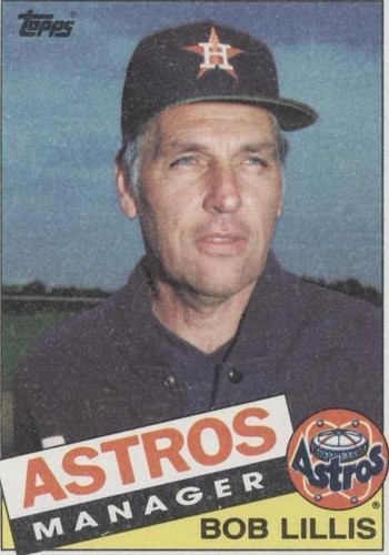 1985 Topps - Bob Lillis #186