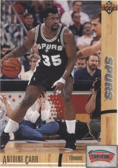 Cubierta superior 1991-92 - Antoine Carr #404