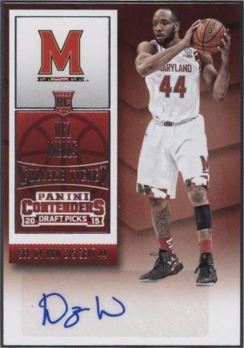 2015-16 Panini Contenders Draft Picks - Dez Wells #191