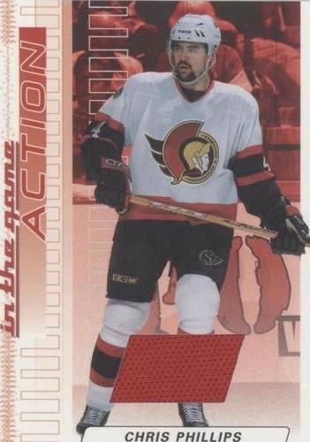 2003-04 In the Game Action - Chris Phillips #M-63