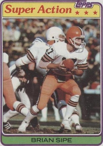 1981 Topps Brian Sipe #486