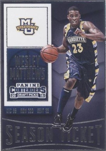 2015-16 Panini Contenders Draft Picks - Wesley Matthews #98