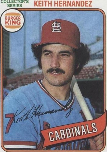 1980 Topps Burger King Pitch, Hit & Run - Keith Hernandez #16