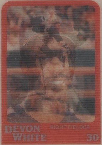 1987 Sportflics Rookies - Devon White #24