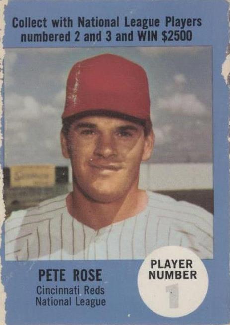 Atlantic Oil Play Ball Contest 1968 - Pete Rose #1