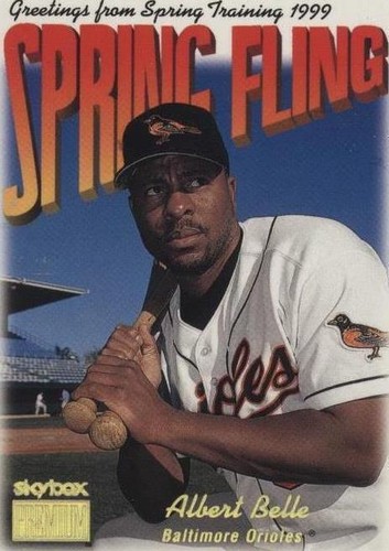 1999 Skybox Premium - Albert Belle #282