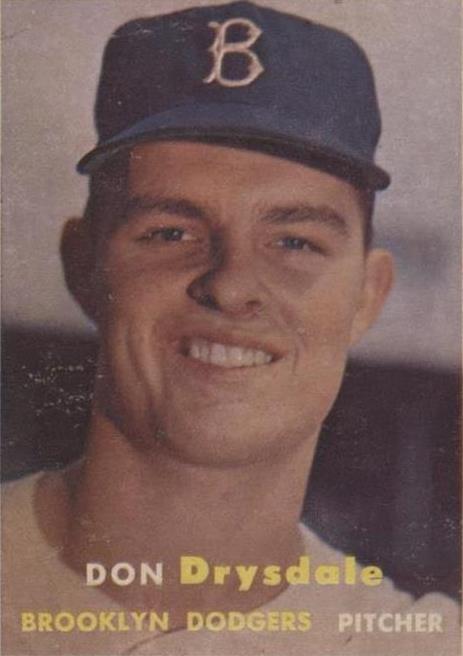 1957 Topps - Don Drysdale #18
