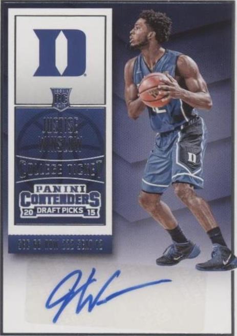 Selecciones del draft Panini Contenders 2015-16 - Justise Winslow #123