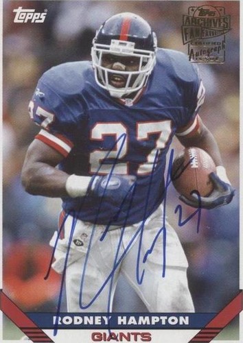 2013 Topps Archives Rodney Hampton #FFA-RH