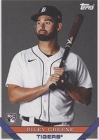 2023 Topps Throwback Thursday #TBT - Riley Greene #34