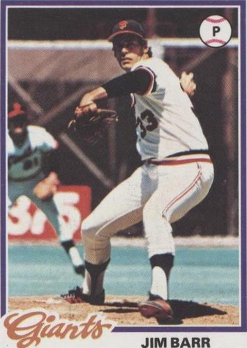 1978 Topps - Jim Barr #62