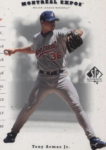 2001 SP Authentic - Tony Armas #202