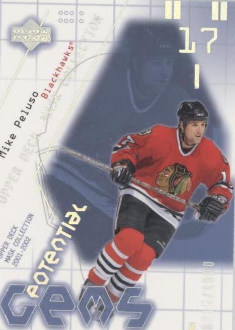 2001-02 Upper Deck Mask Collection - Mike Peluso #139