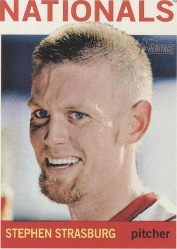 2013 Topps Heritage - Stephen Strasburg #480