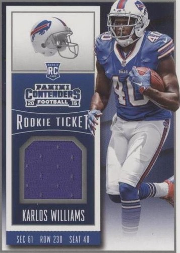 2015 Panini Contenders Karlos Williams #RTS-KW