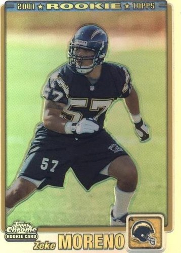 2001 Topps Chrome Zeke Moreno #317