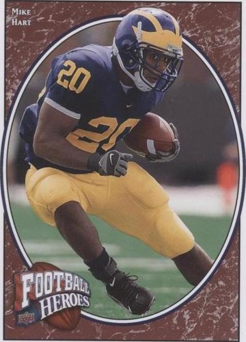 2008 Upper Deck Football Heroes Mike Hart #182
