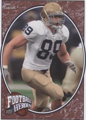 2008 Upper Deck Football Heroes John Carlson #160