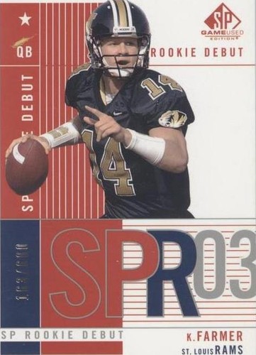 2003 SP Game Used Edition Kirk Farmer #119