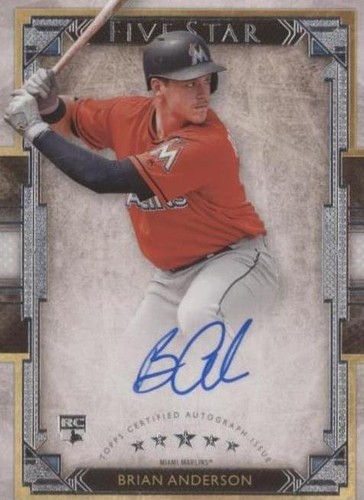 2018 Topps Five Star - Brian Anderson #FSA-BA