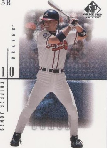 2001 SP Game Used Edition - Chipper Jones #32