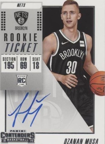 2018-19 Panini Contenders - Dzanan Musa #113
