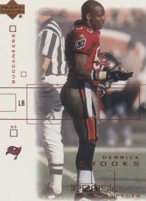 2001 Upper Deck Pros & Prospects Derrick Brooks #85