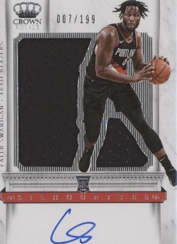 2017-18 Panini Crown Royale - Caleb Swanigan #210