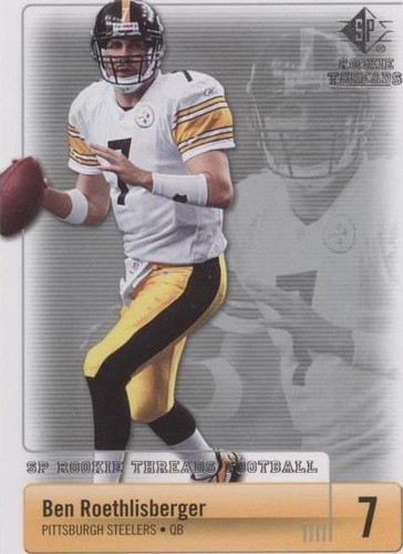 2007 SP Rookie Threads Ben Roethlisberger #77