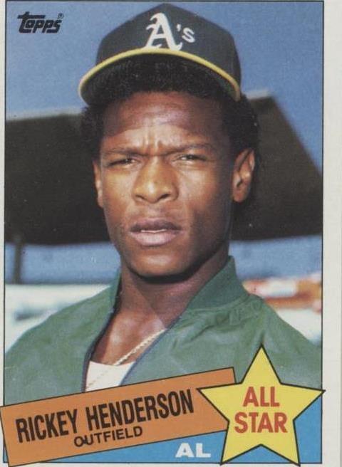 1985 Topps - Rickey Henderson #706