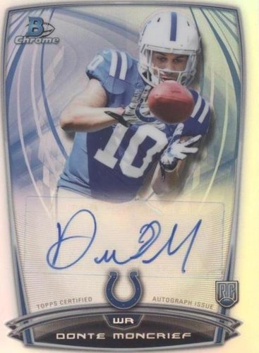 2014 Bowman Chrome Donte Moncrief #RCRA-DM